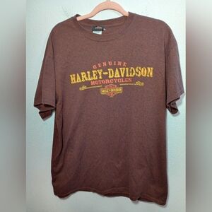 Harley-Davidson Brown T-Shirt for‎ Men